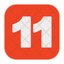 Eleven Number Math Icon