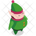 Elf Character Isometric Icon