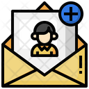 Email Add User Notification Icon
