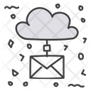 Cloud Mail Cloud Computing Email Hosting Icon