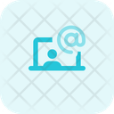 Email Laptop User Icon
