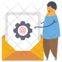 Email Optimization Email Configuration Email Setting Icon