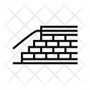 Embankment Construction Gravel Icon