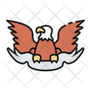 Emblem Eagle United States America Icon