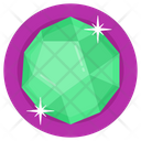 Gemstone Diamond Emerald Icon