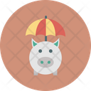 Emergency Funds Penny Bank Piggy Bank Icon