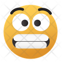 Emoji Scared Worried Icon