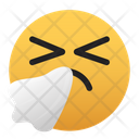 Emoji Sneeze Sick Icon
