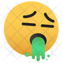 Emoji-vomit-barf-ill Icon