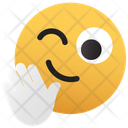 Emoji Wink Hello Icon
