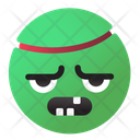 Emoji Zombie Cut Head Icon