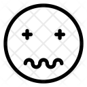 Emot Erschrocken Gesicht Symbol