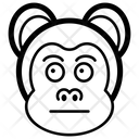 Emotionless Monkey  Icon