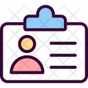 Employee badge  Icon
