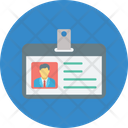 Employee Card Id Badge Id Card Icon
