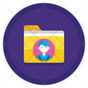 Employee Data Record Data Icon