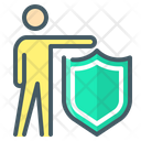 Insurance Person Protection Icon