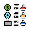 Employees Traits Color Icon