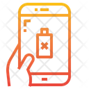 Battery Low Smartphone Icon