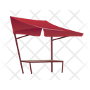 Empty Red Tent Icon