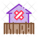 Enclosed Non Residential Building Icon