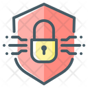 Blockchain Encrypted Lock Icon