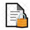 Encrypted File Encryption Privacy Icon