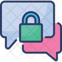 Encrypted Secured Text Icon
