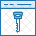 Encrypted Website Key Secure Webpage Icon