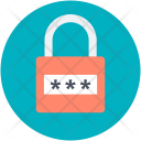 Encryption Lock Digital Icon