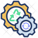 Electric Power Electric Wheel Energy Gear Icon