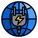 Energy Save Electric Station Energy Plant Icon