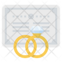 Engagement Certificate Icon