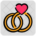 Valentine Day Heart Ring Icon
