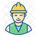 Engineer Labour Builder Icon