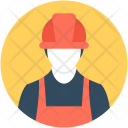 Engineer Labour Worker Icon