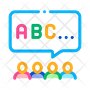 Preschool Education Alphabet Icon