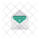 Envelope Open Cash Icon