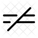 Equal not  Icon
