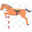 Equestrian Show Jumping Icon
