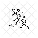 Erdrutsch Symbol