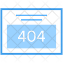 Error 404 Error Page Server Error Icon