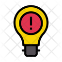 Error Idea Bulb Icon