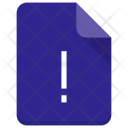 Error File Sheet Icon