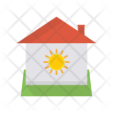 House Estate Solar Icon