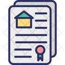 Estate Agreement House Contract Property Contract Icon