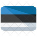 Estonia Flag Country Icon