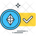 Ethereum Accepted Here Icon
