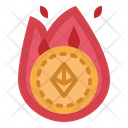 Ethereum Fire Icon