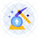 Ethereum Mining Gems Mining Diamond Mining Icon